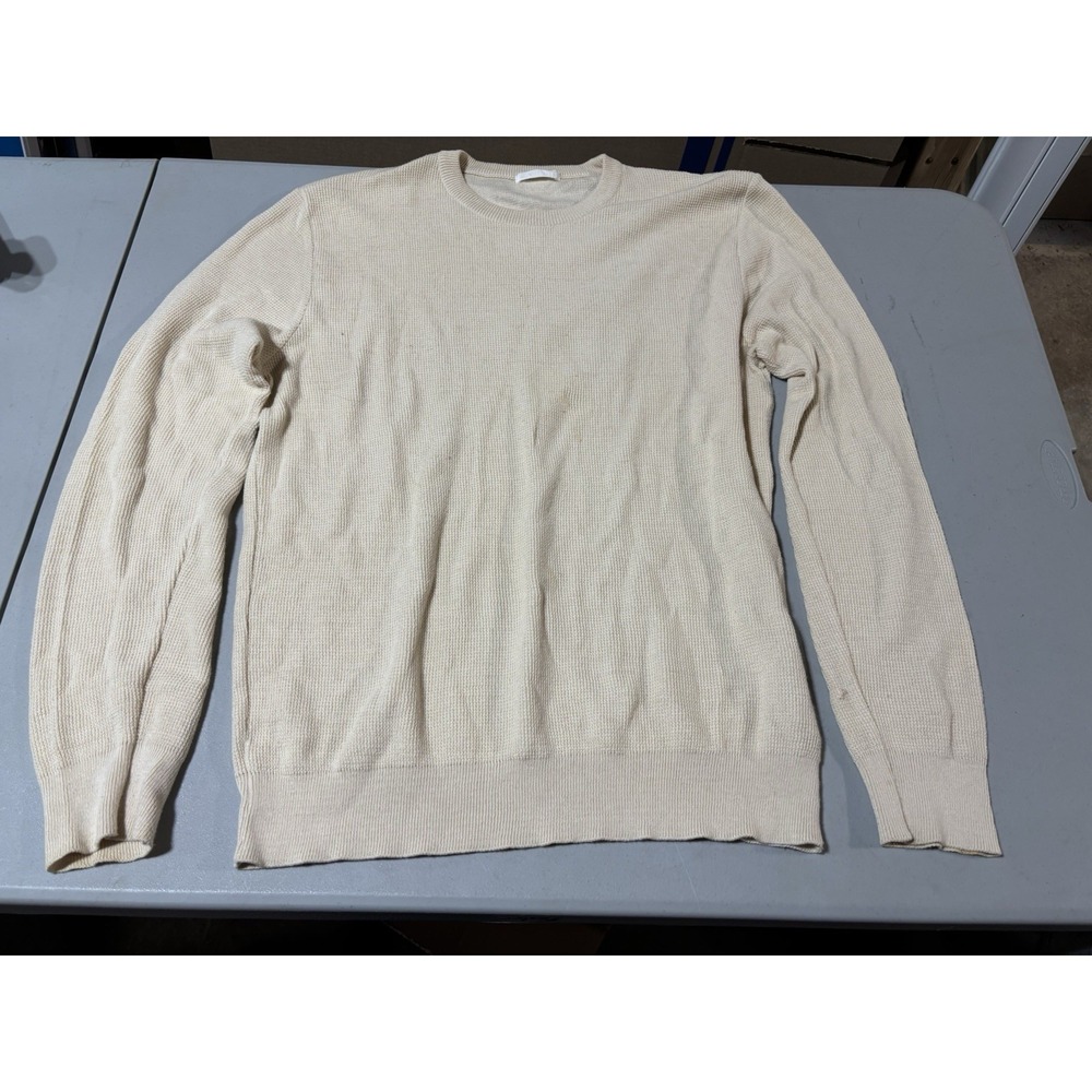 Helmut‎ Lang Knit Sweater Mens L Ivory